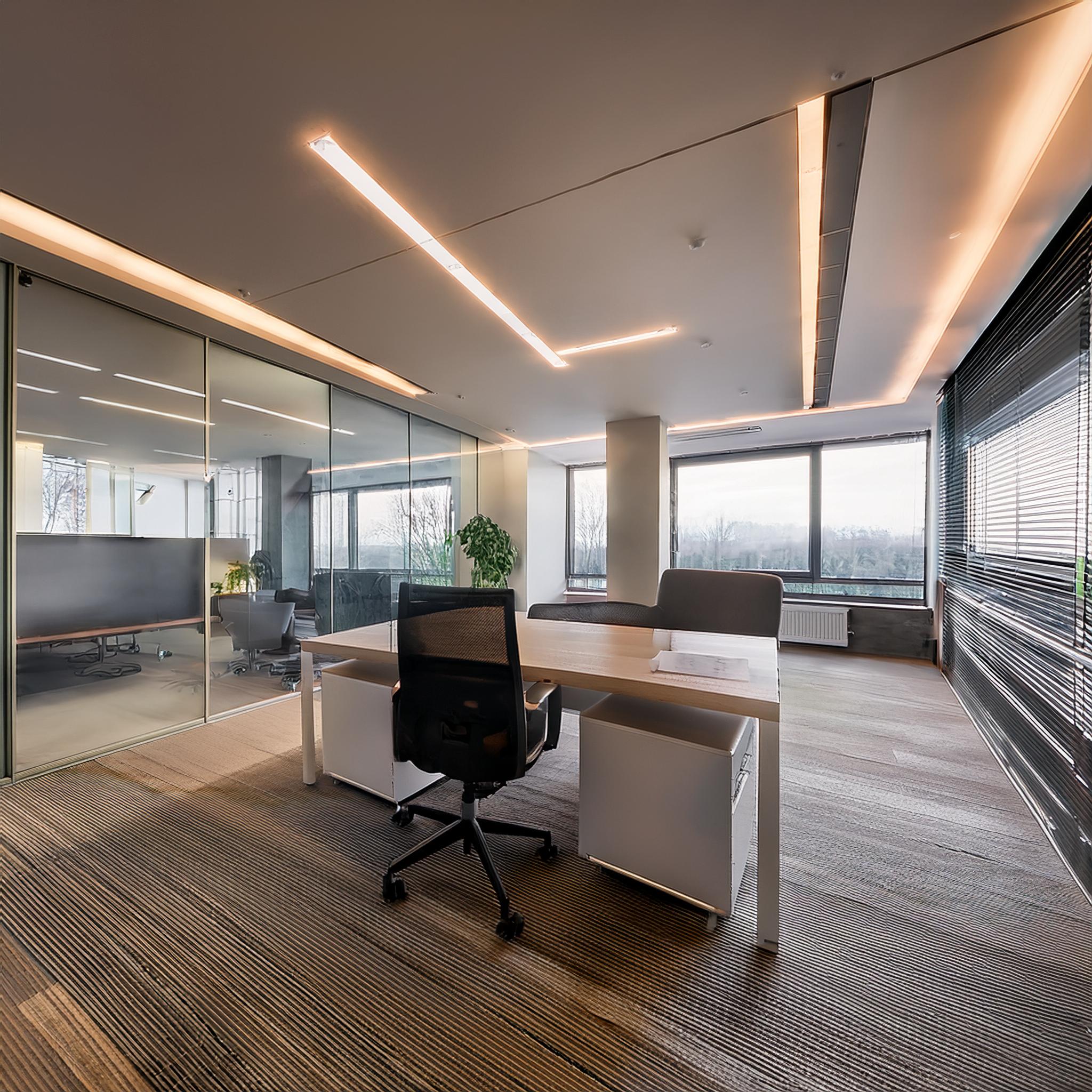 Elegant und klassisch gestaltetes Büro einer Steuerkanzlei in Frankfurt am Main