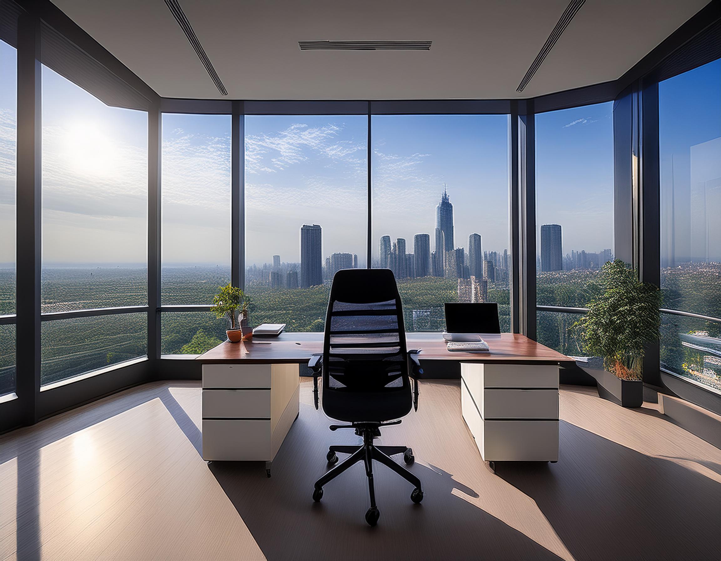 Elegantes Büro in Frankfurt am Main, Steuerkanzlei Atmosphäre